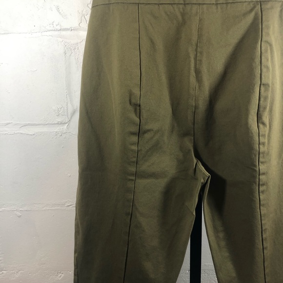 Everlane Capris Size 8 Olive Green - Picture 4 of 6